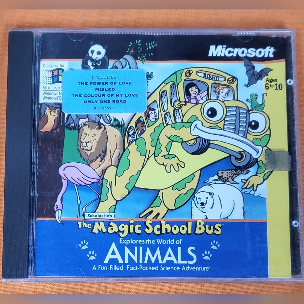 Scholastic's The Magic School Bus Explores the World of Animals CD-ROM